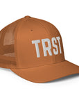 "TRST"- Closed-back trucker cap