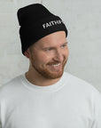 "Faithful"- Cuffed Beanie