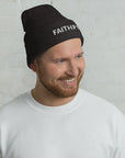 "Faithful"- Cuffed Beanie