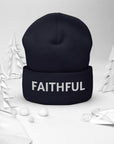 "Faithful"- Cuffed Beanie