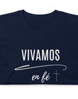 Vivamos en fé- Camiseta de manga corta unisex