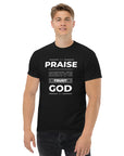 Unisex classic tee (Dark Colors)- Praise, Serve and Trust God