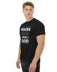Unisex classic tee (Dark Colors)- Praise, Serve and Trust God