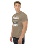 Unisex classic tee (Dark Colors)- Praise, Serve and Trust God