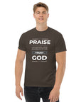 Unisex classic tee (Dark Colors)- Praise, Serve and Trust God