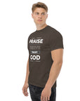 Unisex classic tee (Dark Colors)- Praise, Serve and Trust God