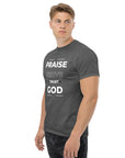 Unisex classic tee (Dark Colors)- Praise, Serve and Trust God