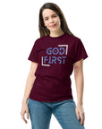 GOD First -Unisex classic tee (Dark Colors)