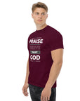 Unisex classic tee (Dark Colors)- Praise, Serve and Trust God