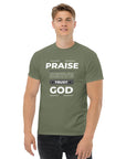 Unisex classic tee (Dark Colors)- Praise, Serve and Trust God