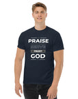 Unisex classic tee (Dark Colors)- Praise, Serve and Trust God