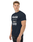 Unisex classic tee (Dark Colors)- Praise, Serve and Trust God