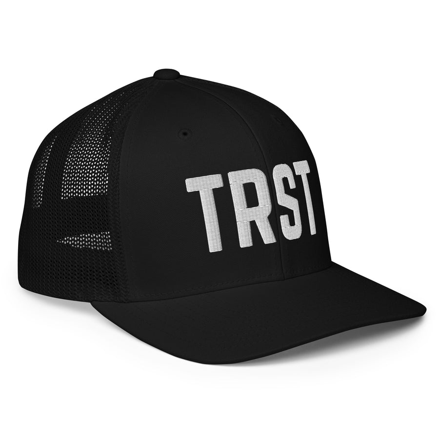 "TRST"- Closed-back trucker cap