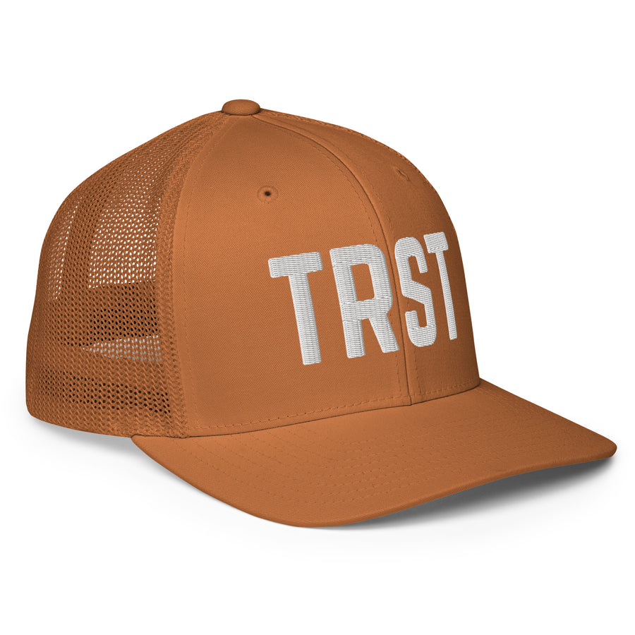 "TRST"- Closed-back trucker cap