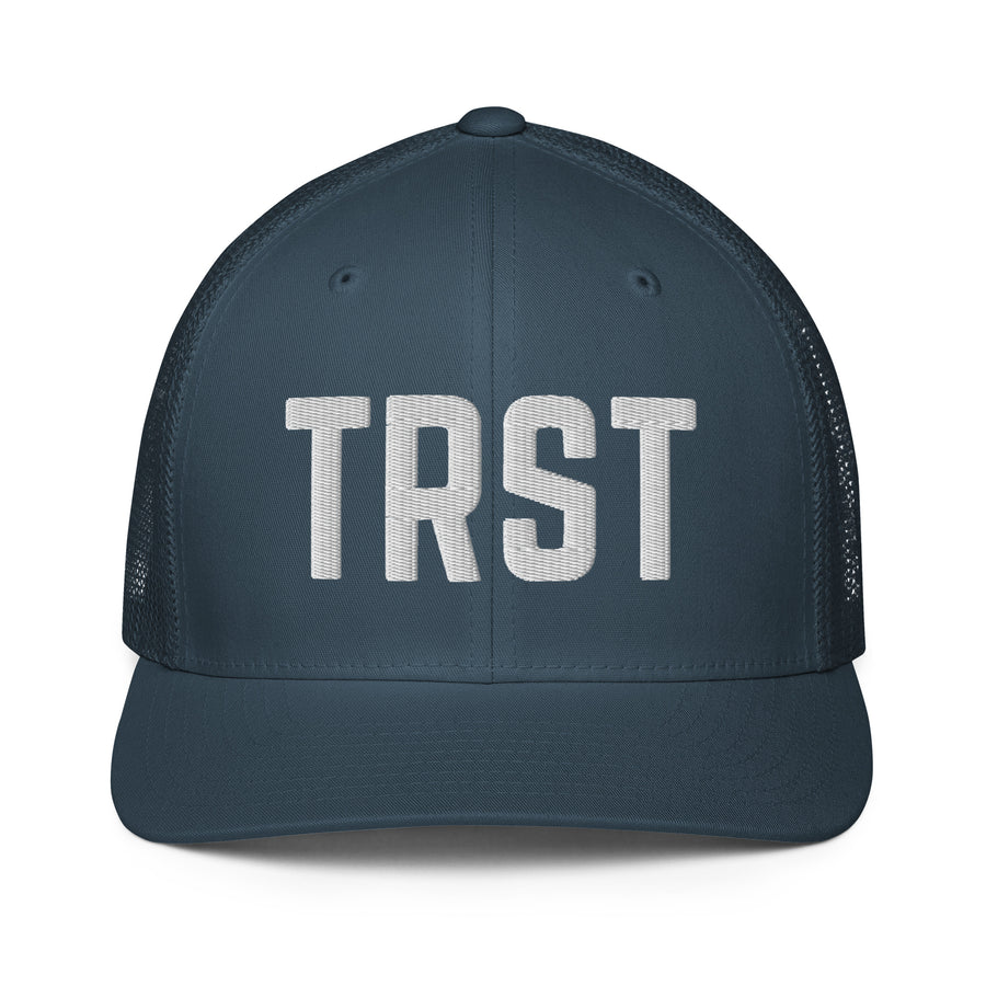 "TRST"- Closed-back trucker cap