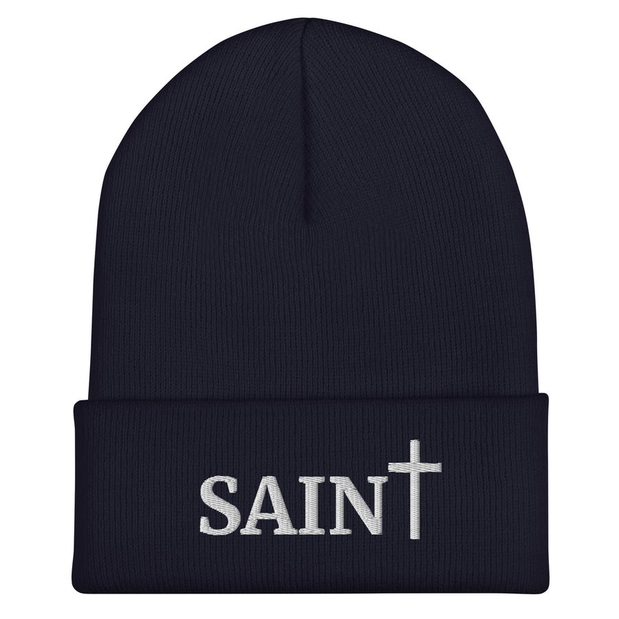 "Saint"- Cuffed Beanie