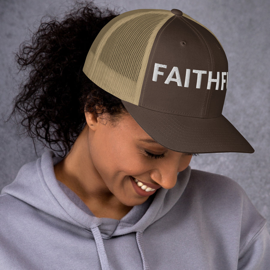 "Faithful"- Trucker Cap