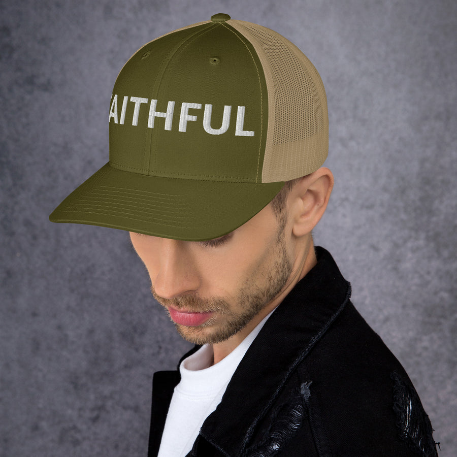 "Faithful"- Trucker Cap