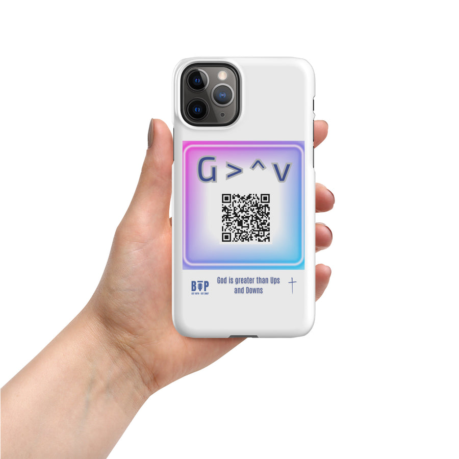 God is greater than...- Snap case for iPhone®