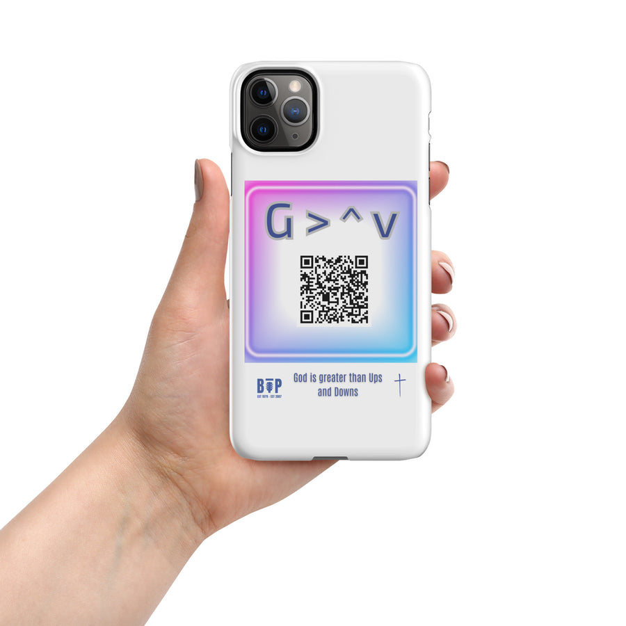 God is greater than...- Snap case for iPhone®