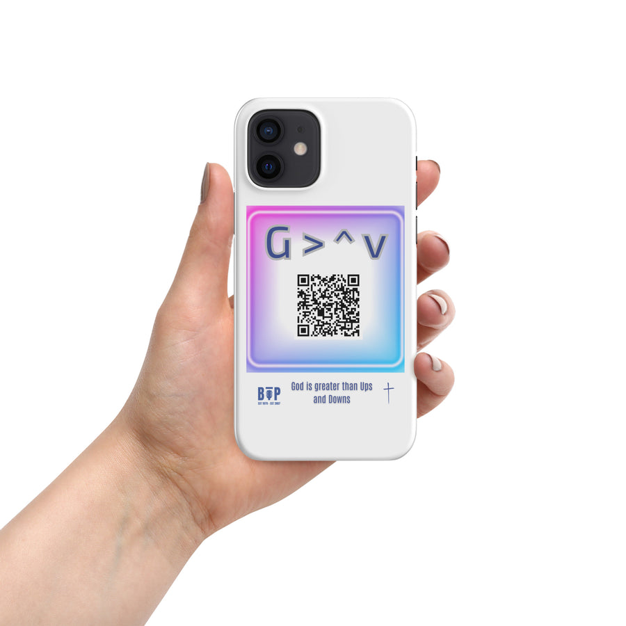 God is greater than...- Snap case for iPhone®