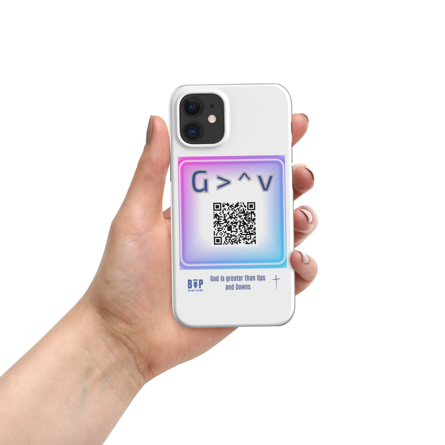God is greater than...- Snap case for iPhone®
