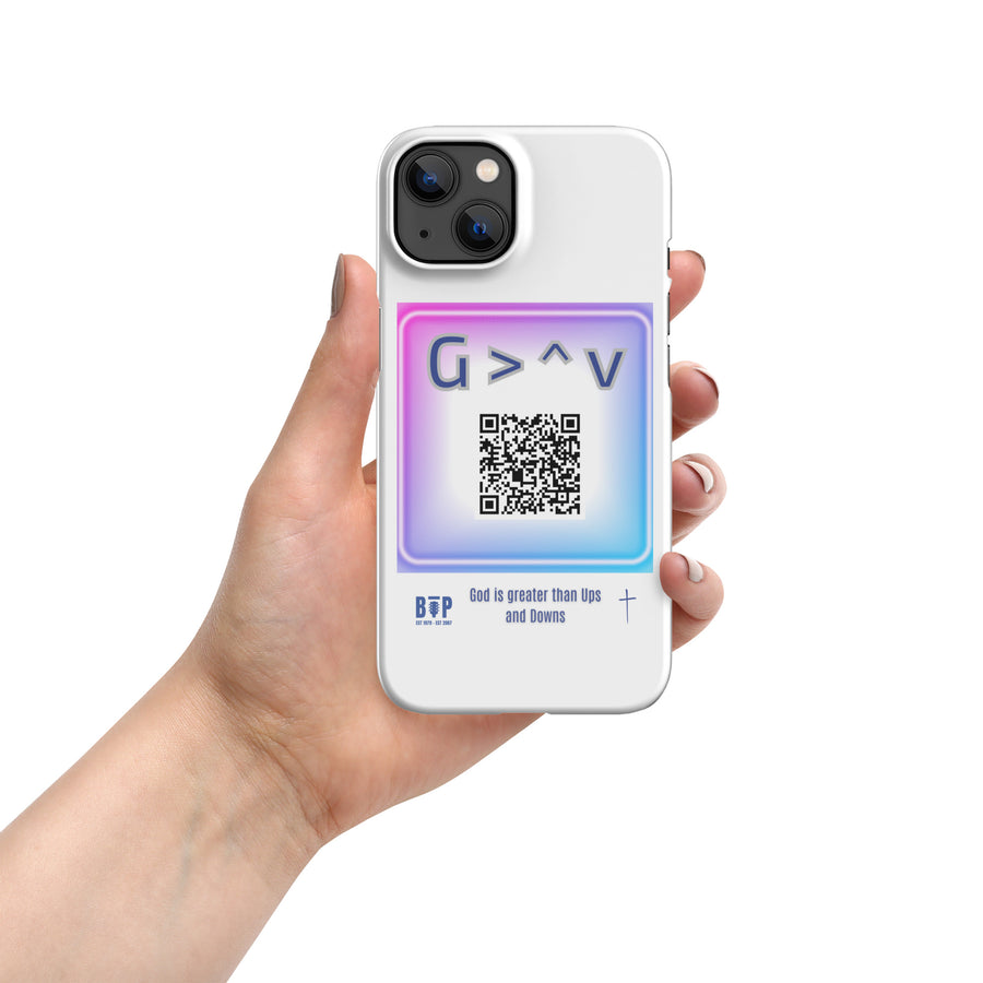 God is greater than...- Snap case for iPhone®