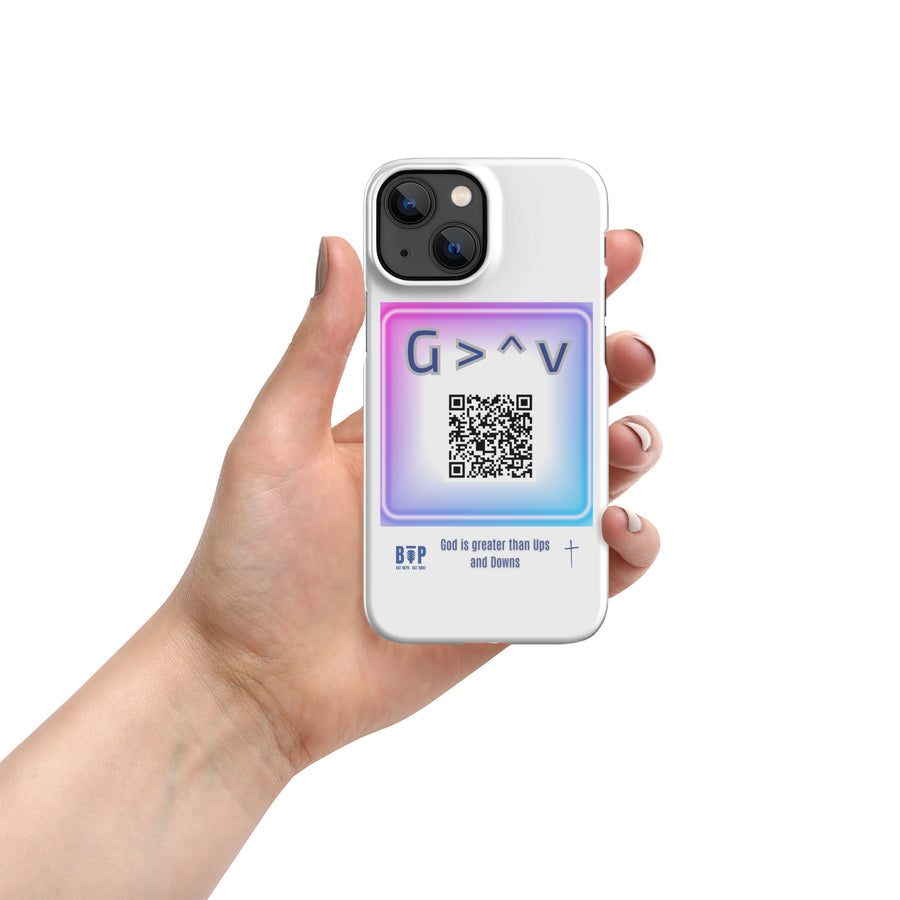 God is greater than...- Snap case for iPhone®