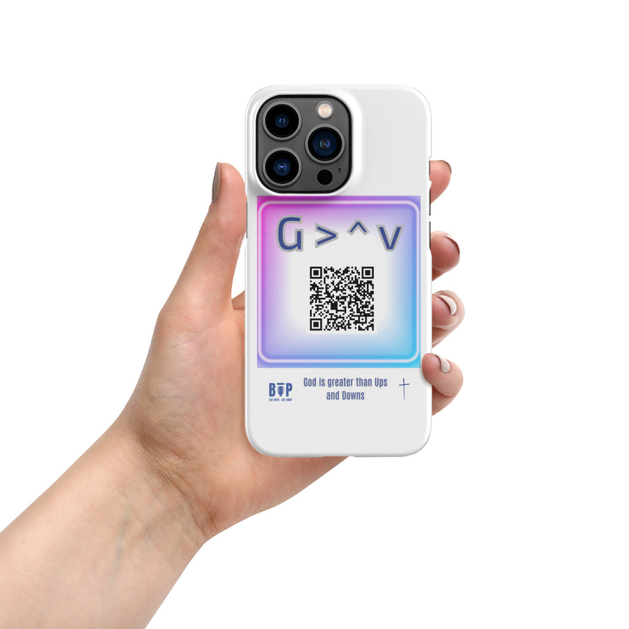 God is greater than...- Snap case for iPhone®