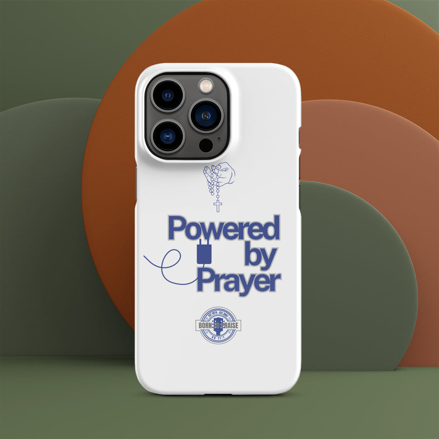 Powered by Prayer- Snap case for iPhone®