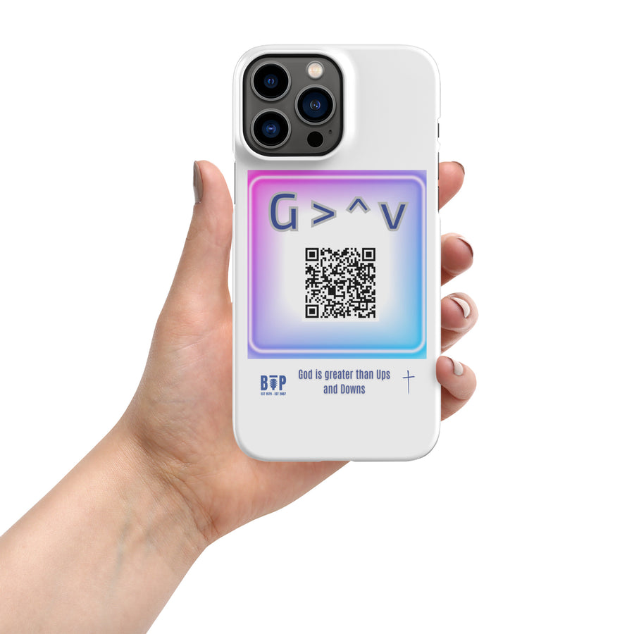 God is greater than...- Snap case for iPhone®