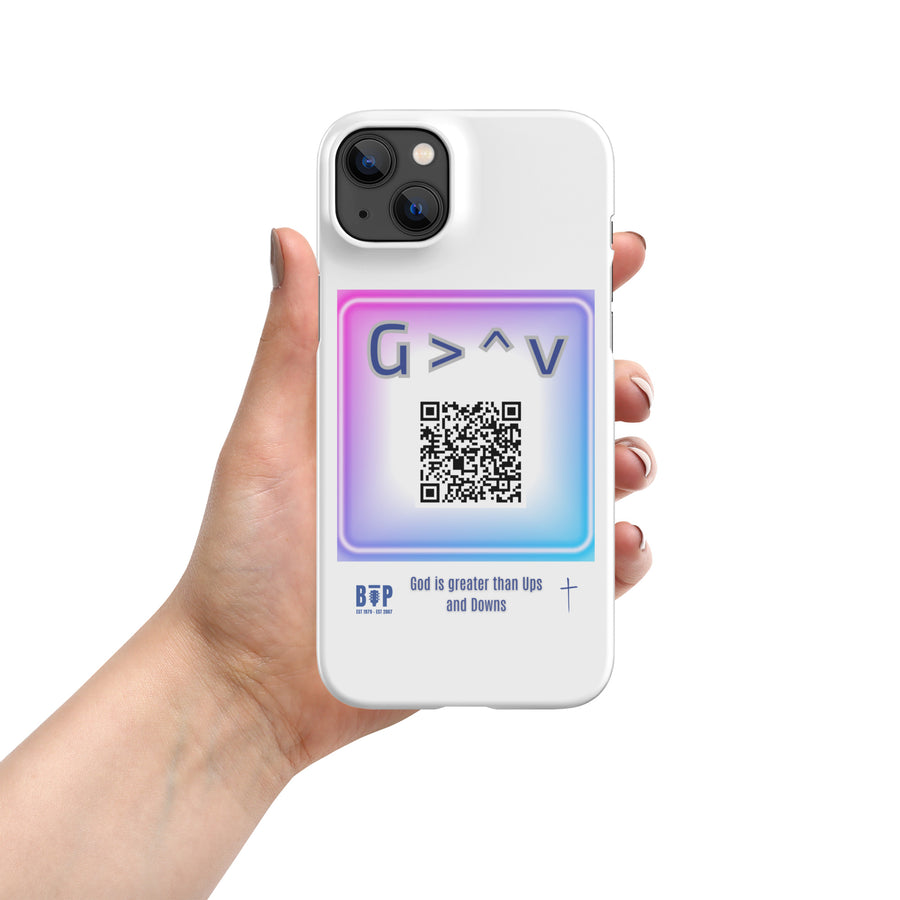 God is greater than...- Snap case for iPhone®
