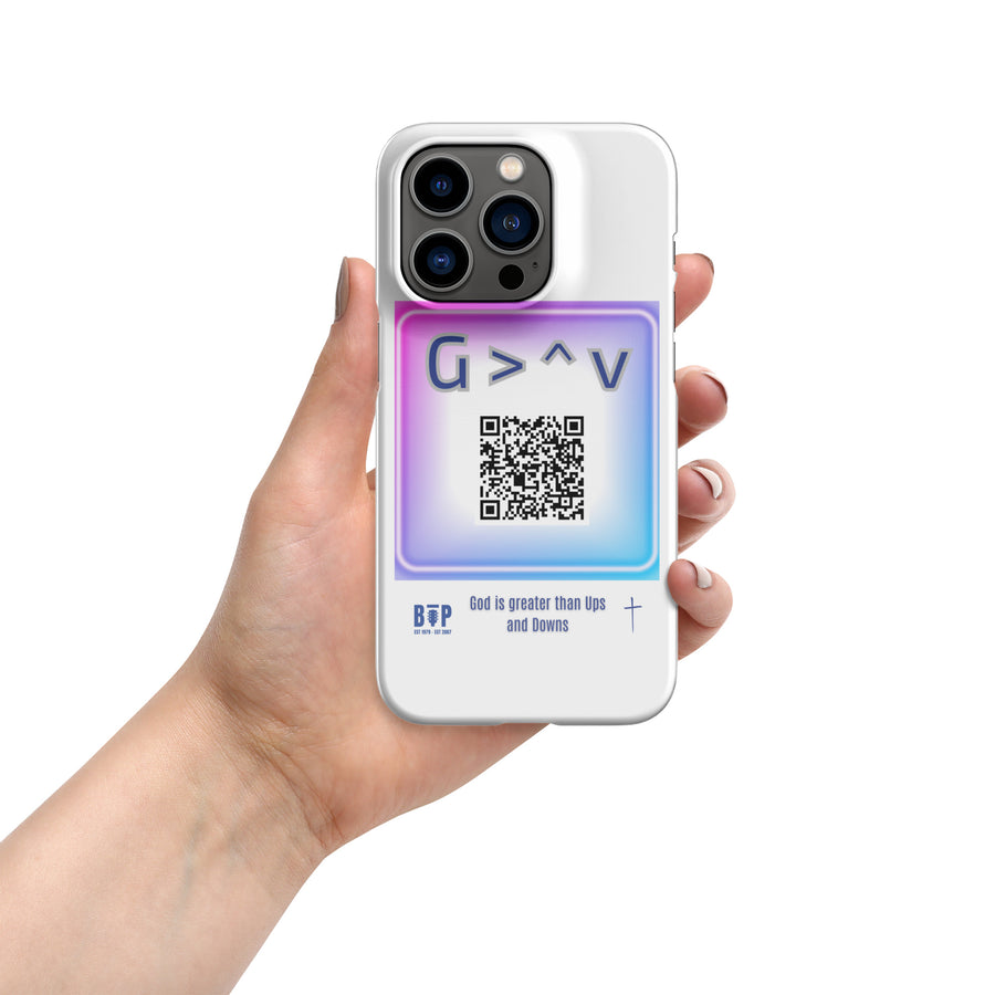 God is greater than...- Snap case for iPhone®