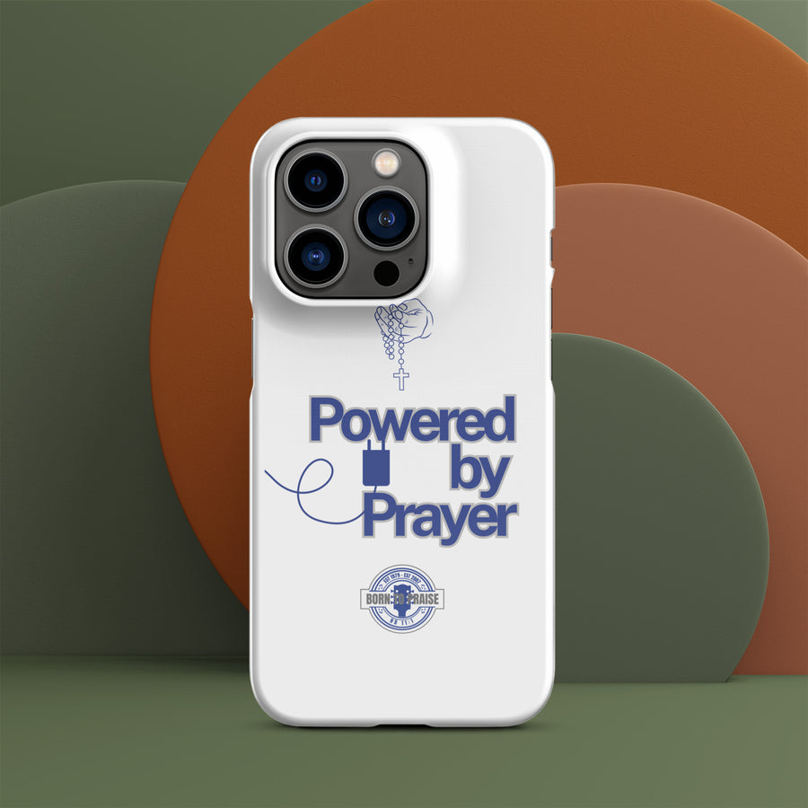 Powered by Prayer- Snap case for iPhone®