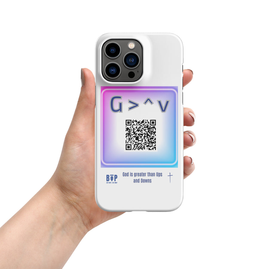God is greater than...- Snap case for iPhone®