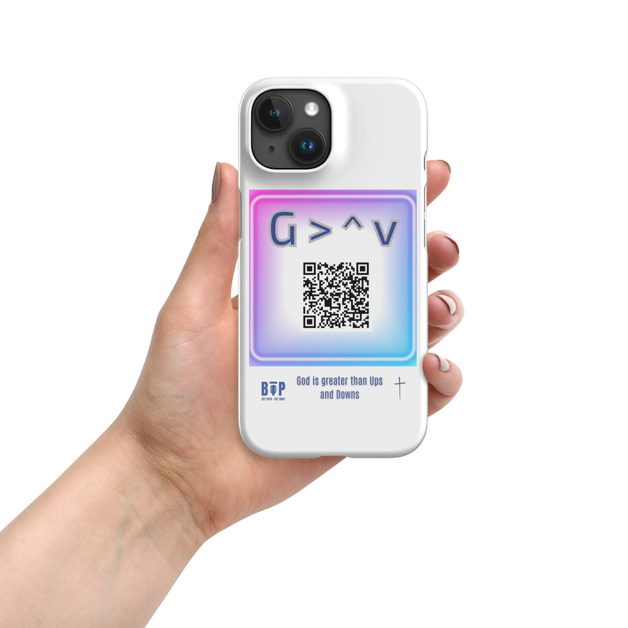 God is greater than...- Snap case for iPhone®