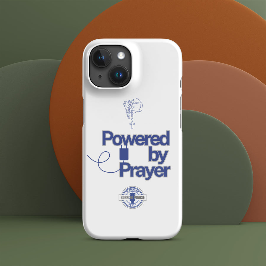 Powered by Prayer- Snap case for iPhone®