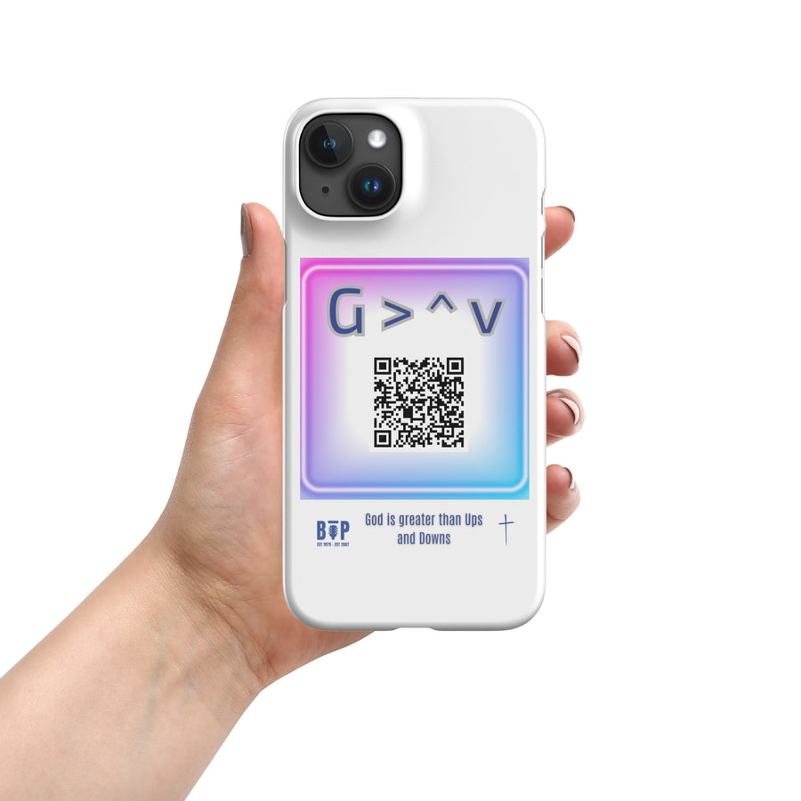 God is greater than...- Snap case for iPhone®