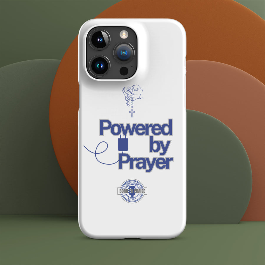 Powered by Prayer- Snap case for iPhone®