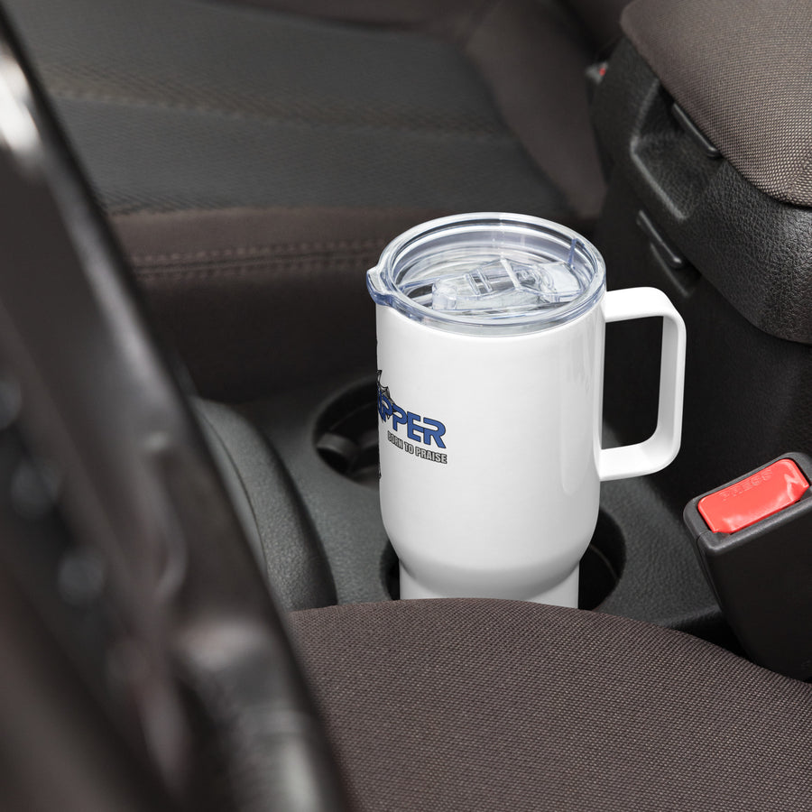 Worshipper- Travel mug with a handle Boys Edition