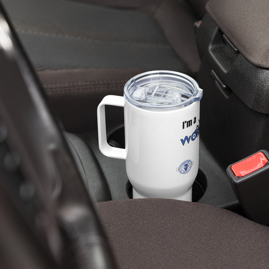 Worshipper- Travel mug with a handle Boys Edition