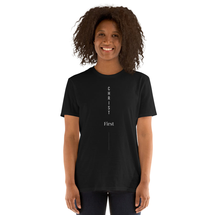 Christ First - Short-Sleeve Unisex T-Shirt