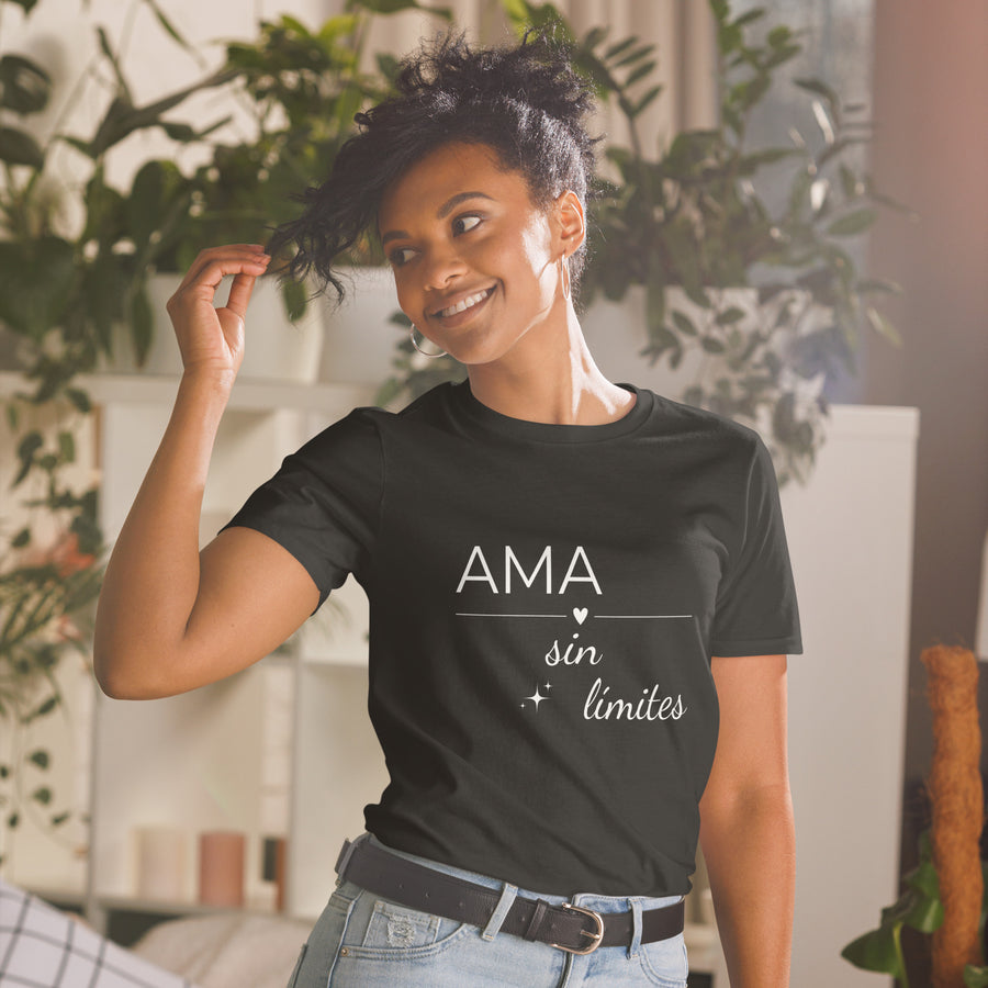 Ama Sin Límites- Camiseta de manga corta unisex