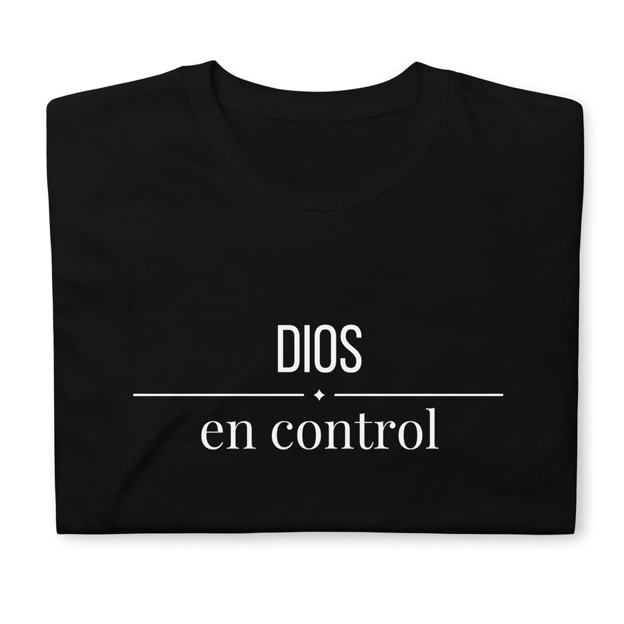 Dios en Control- Camiseta de manga corta unisex