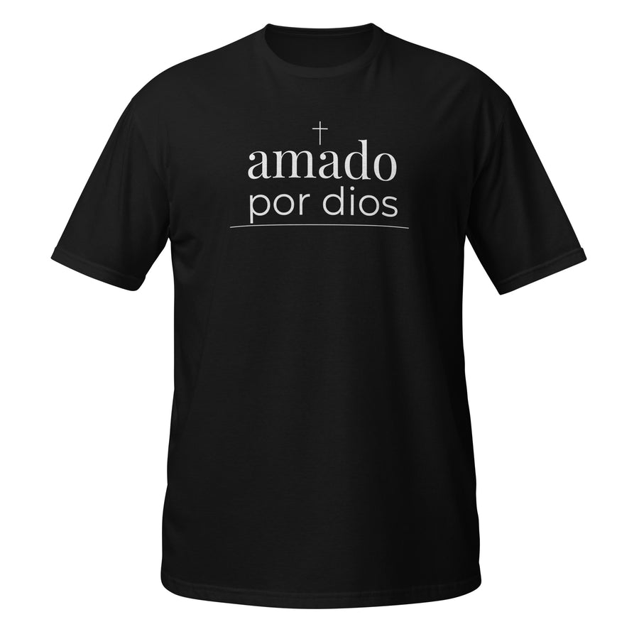 Amado por Dios- Camiseta de manga corta unisex