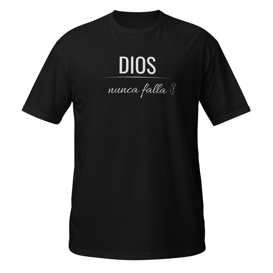 Dios Nunca Falla- Camiseta de manga corta unisex