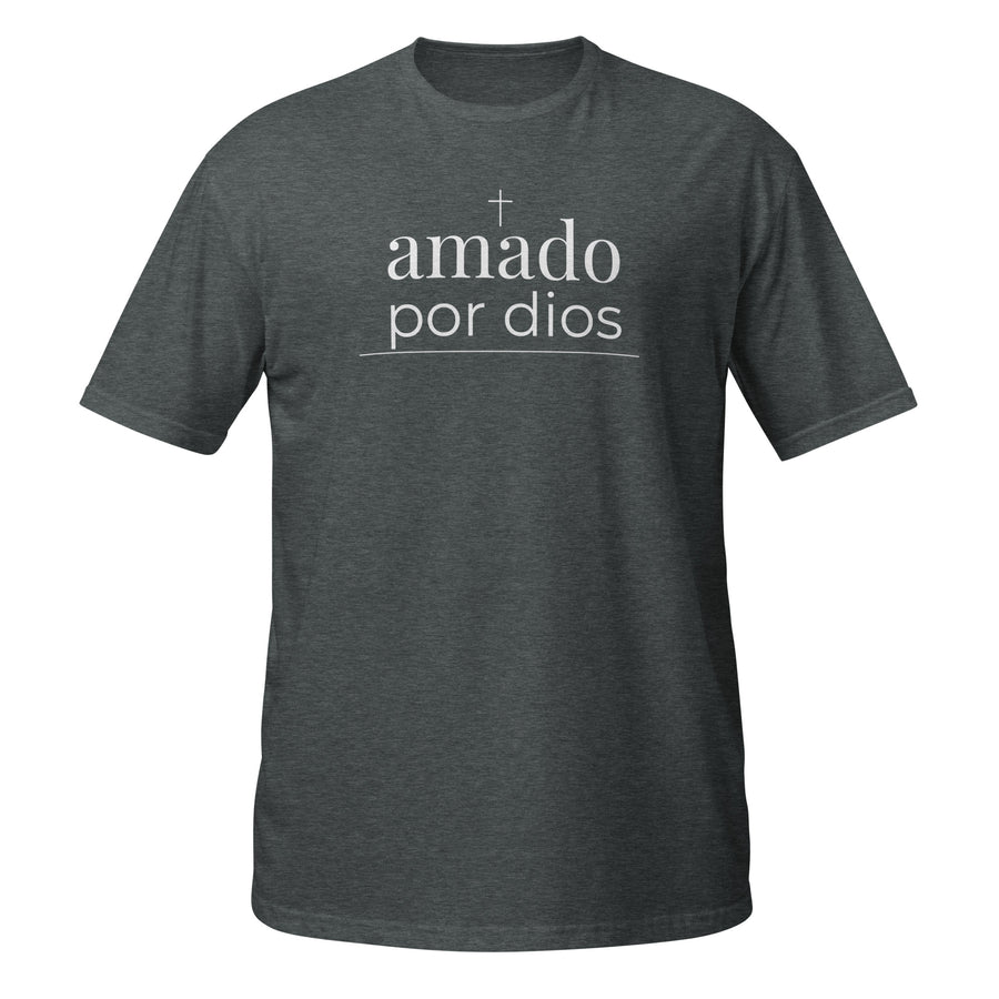 Amado por Dios- Camiseta de manga corta unisex