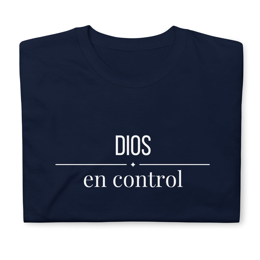 Dios en Control- Camiseta de manga corta unisex