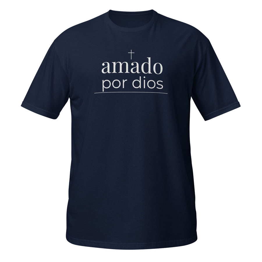 Amado por Dios- Camiseta de manga corta unisex