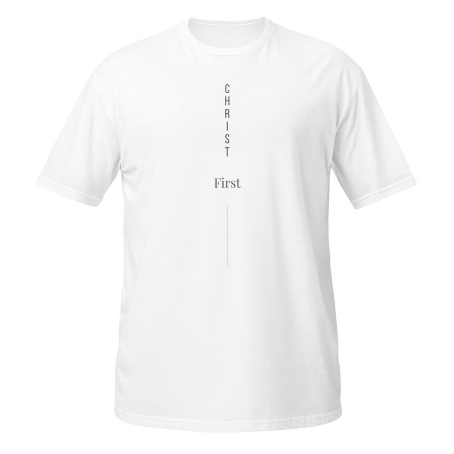 Christ First- Short-Sleeve Unisex T-Shirt